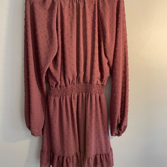 Altar’d State Dress Rose Colored Size Medium - Picture 4 of 7